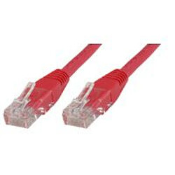 Disney U/UTP CAT5e 0.5M Red PVC Unshielded Network Cable, PVC, 4x2xAWG 26 CCA