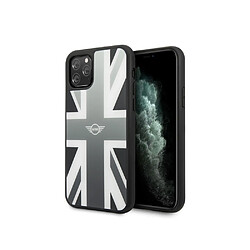 Mini Coque pour iPhone 11 Pro en TPU Motif Union Jack en Arrière Blanc / Noir