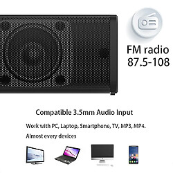 Universal Haut-parleur télévisé sans fil Bluetooth en haut-parleur séparée de la barre sonore Colonne Centre de musique pour un subwoofer informatique pour la télévision avec FM Radio TF Aux pas cher