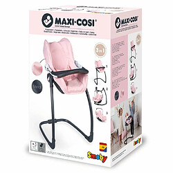 Smoby Siège auto et chaise pour poupées 3 en 1 Maxi-Cosi Rose clair pas cher