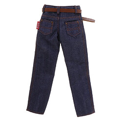 Avis Homme Jean Denim Classique Pantalon à l'échelle 1/6 pour Figure D'action