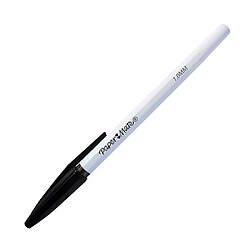 Paper Mate Stylo bille Papermate 045 à capuchon - pointe 1 mm - noir - Lot de 50