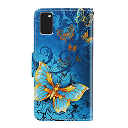 Etui en PU impression de motifs fleur pour votre Samsung Galaxy A41 (Global Version)