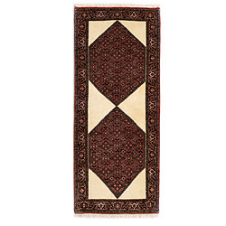 Vidal Tapis de couloir en laine 190x77 rouge Bidjar