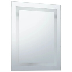 Acheter Maison Chic Miroir à LED,Miroir Lumineux LED pour salle de bain,Miroir decorations et capteur tactile 50x60 cm -MN32945