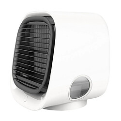 Portable Refroidisseur D'air Ventilateur Bureau Refroidissement Climatiseur Humidificateur Blanc