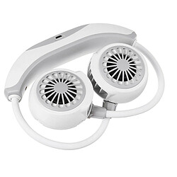 Ventilateur de cou suspendu Portable Rechargeable USB 3 Vitesses LED Mini Ventilateurs de Sport Rechargeables