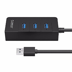 Universal HR01-U3 3 ports Super Speed USB3.0 Splitter du moyeu avec carte réseau Ethernet externe Gigabit Ethernet pas cher