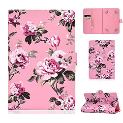 Etui en PU impression de modèle universel fleur pour votre Tablet 7 pouces