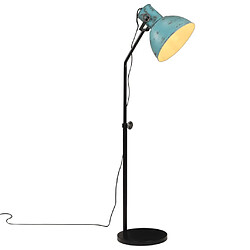 vidaXL Lampadaire 25 W bleu délavé 30x30x90-150 cm E27