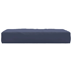 Avis vidaXL Coussin de palette bleu marine 60x60x10 cm tissu oxford