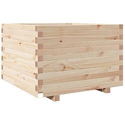 vidaXL Jardinière 70x70x49,5 cm bois de pin massif