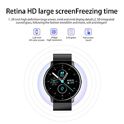 Acheter Universal Smartwatch Full Touch Screen IP67 Etanche Sport Smartwatch Longue durée de vie Batterie Fréquence cardiaque Fréquence cardiaque Fitness Tracker pour IOS |