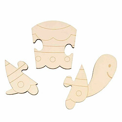 Artemio Set de 4 puzzles en bois - Jolies comptines