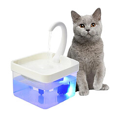 Acheter Universal Cou de cygne, distributeur d'eau pour animaux de compagnie, circulation automatique, distributeur d'eau pour chats, lumière LED, coupure automatique, alimentation pour chats en cas de pénurie d'eau.