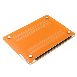 Wewoo Housse Étui Orange pour Macbook Air 11,6 pouces 3 en 1 Coque de protection en plastique dur givré avec clavier de et prise de poussière Port pas cher