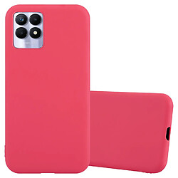 Cadorabo Coque Realme 8i / Narzo 50 4G Etui en Rouge