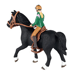 Fabriqués à la main Ferme Personnes Figurine Jouet, Peint Cheval Figure Modèle, Mini Personnes Figurine Figurine Humaine Modèle Colletcion