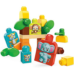 Mega Bloks Les Amis Safari de 30 blocs de construction à base de plantes pour bébé et enfant de 1 à 5 ans