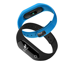 Avis Wewoo Bracelet connecté bleu 0,42 pouces OLED Bluetooth Smart Display, IP66 imperméable à l'eau, moniteur de fréquence cardiaque de / Podomètre / Appels Rappel / de sommeil / sédentaire / Alarme / Capture à distance, Compatible avec Android et iOS Téléphones