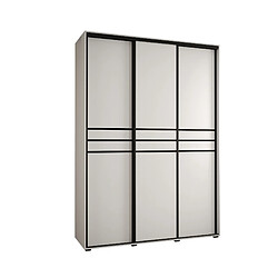 Abiks Meble Armoire Davos 10 À Portes Coulissantes 235,2/170/45 3 Portes