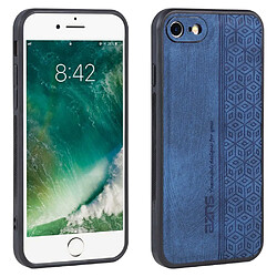 Coque en TPU + PU AZNS anti-chute pour votre iPhone 7/8 4.7 pouces/SE (2020)/SE (2022) - bleu