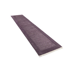 Vidal Tapis de couloir en laine 399x79 Violet Darya