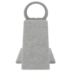 Helloshop26 Arbres à chat avec tunnel et échelle clair 55,5 cm gris 02_0022799