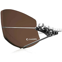 Cahors Antenne Multisatellite 4 MS SMC BIG BISAT Marron - 4 supports LNB, Gain 36 dB, Bandes de fréquence 10,7 – 12,75 GHz