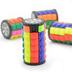 Cylindre Magic Cube Twist Puzzle Intelligence Jouets Enfants Adultes Cadeau 6x6 pas cher