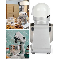 Livoo Robot Pâtissier Pétrin Blanc 5L 1200W Bol inox 5L 6 vitesses de rotation pour préparer vos pâtes à tartes, crêpes, pizza, pain crème