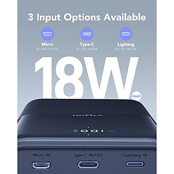 SANAG Batterie Externe 22,5W Power Bank Usb C Portable Charge Rapide Avec Grosse Capacité Pour Samsung Iphone 15 14 13 12 11 Xr (Bleu) pas cher