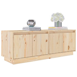 Acheter Maison Chic Meuble TV scandinave - Banc TV pour salon 110x34x40 cm Bois de pin massif -MN79340