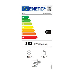 Réfrigérateur américain 90cm 422l nofrost - HCR5919ENMM - HAIER