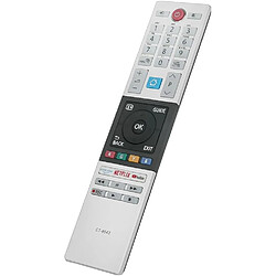 SANAG Telecommande Compatible Avec Toshiba Ct-8543 Fhd Uhd Xuhd Smart Tv, Telecommande Compatible Avec Toshiba Tv Avec Boutons Netflix Youtube Prime – Aucune Configuration Requise