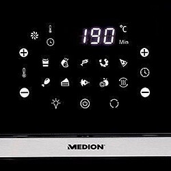 Medion Friteuse a air chaud multifonctions sans huile - MD 10072 - 10 programmes - Vaste gamme d'accessoires - 10 L - 1500W pas cher