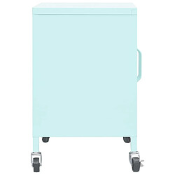 Avis vidaXL Armoire de rangement Menthe 60x35x56 cm Acier