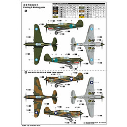 Acheter Trumpeter Maquette Avion P-40e War Hawk