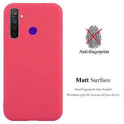 Avis Cadorabo Coque Realme 5 / 5i / 6i / C3 Etui en Rouge