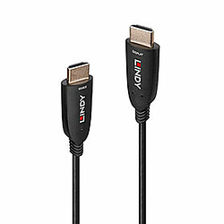 Câble HDMI LINDY OPTIC HYBRID 10 m Noir