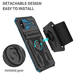 Coque en TPU antichoc avec béquille bleu pour votre Xiaomi Redmi 9A