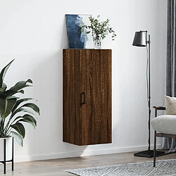 Avis Maison Chic Armoire murale,Meuble de Rangement,Armoire Suspendue chêne marron 34,5x34x90 cm -MN81986