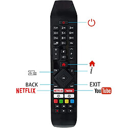 SANAG Rc43140 Telecommande Universelle Pour Telecommande Hitachi Tv With Youtube Netflix-Aucune Configuration Requise Telecommande Hitachi Tv 55Hk6500 55Hk6000 43Hl8000K 43Hk6000 40He4000