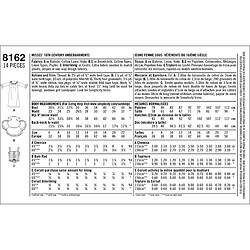 Simplicity 8162 Patrons 'Xviiie siècle sous-vêtements Patrons de Couture, Blanc, Taille R5