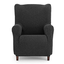 Housse de fauteuil à oreilles Eysa THOR Gris foncé 80 x 110 x 90 cm