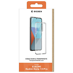 BigBen Connected Coque pour Xiaomi Redmi Note 13 Pro Souple et Ultra-Fine en TPU Transparent