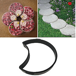 Avis jardin bricolage moulé en plastique moule de chemin de chaussée fabricant de moules - demi-forme ronde