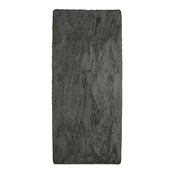 Thedecofactory NEO YOGA - Tapis lavable à base fine et souple extra doux gris foncé 80x180 