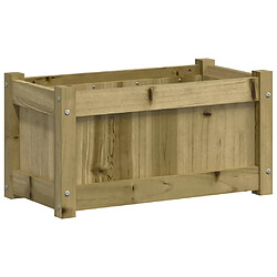 vidaXL Jardinière 60x31x31 cm bois de pin imprégné