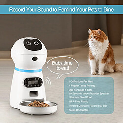 Avis Universal Alimentateur automatique de fenêtre de 4,5L Alimentateur intelligent pour animaux de compagnie Alimentateur intelligent pour chats et chiens Alimentation pour animaux de compagnie Alimentation pour chiens